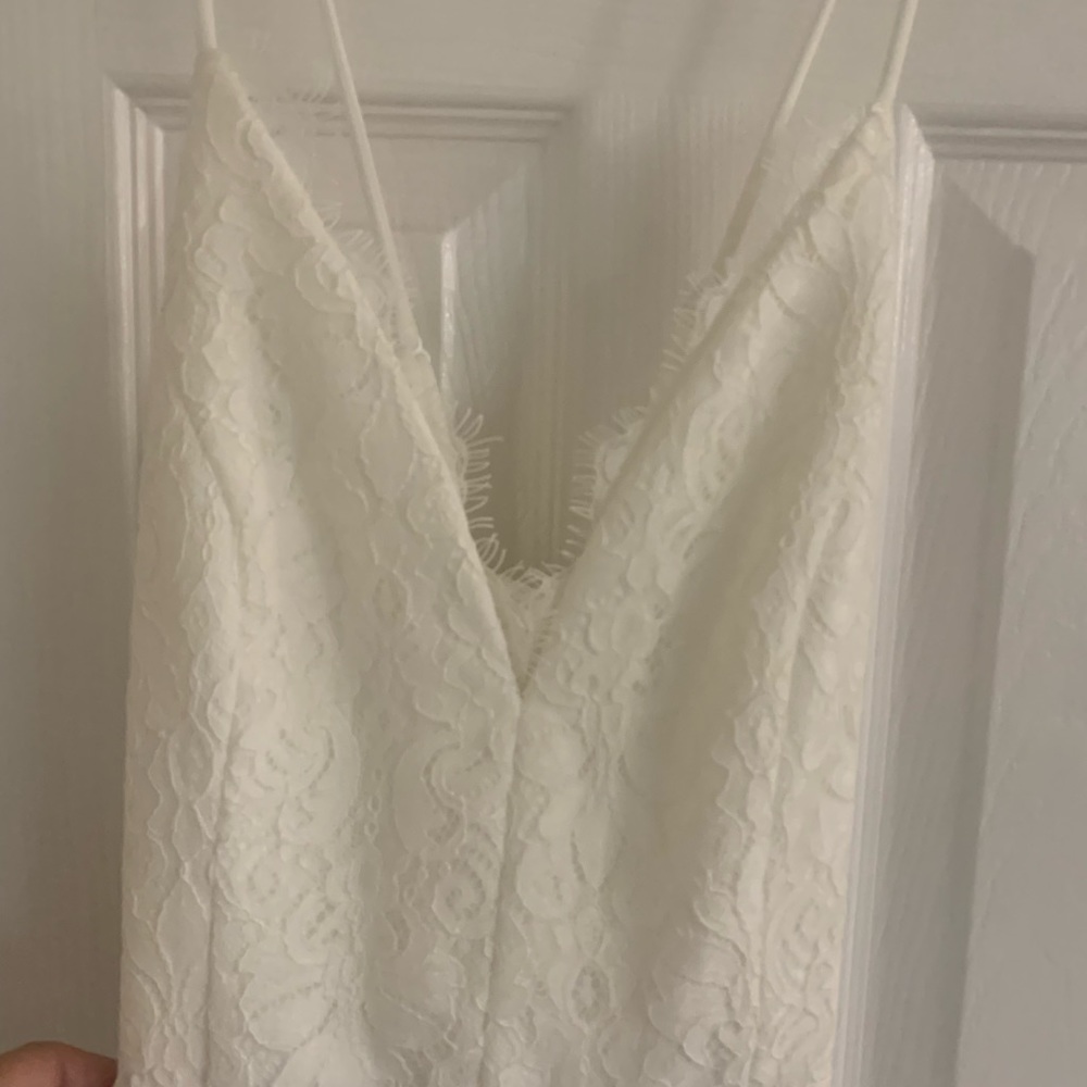 NWT Lulu’s off white wedding/ formal dress - Picture 5 of 10